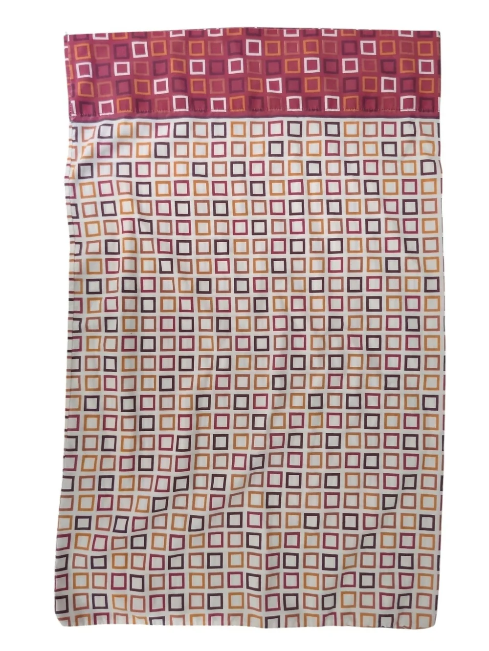 Vintage WestPoint Stevens Queen Sheet Set Geometric Retro 4 Pc Set MCM Retro
